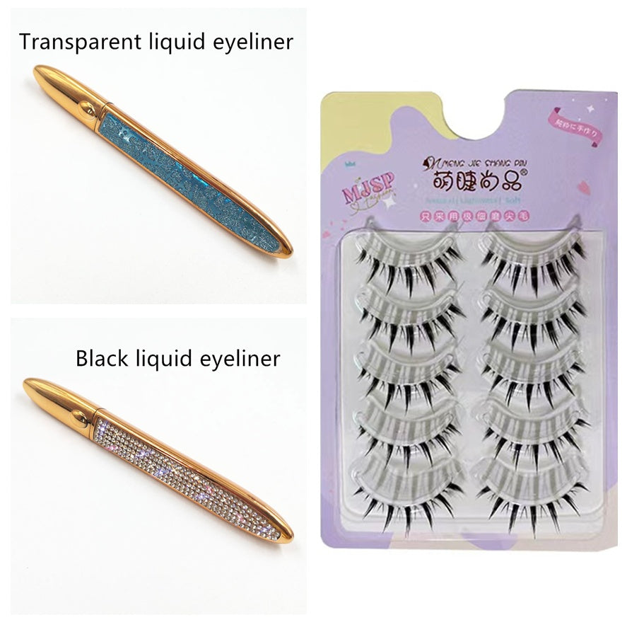 False Eyelashes Self-adhesive Eyeliner Multicolor False Eyelashes Self-adhesive Eyeliner Multicolor